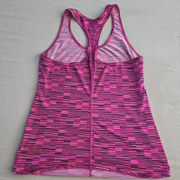 Womens Everlast Tanktop Size L Razor Back Pink And Black - Picture 3 of 3